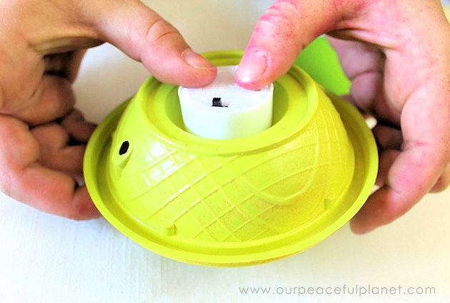 Check out this "Berry" Amazing and Easy DIY Room Decor Light made from a small plastic cherub tomato container. A brilliant upcycle project for all ages!