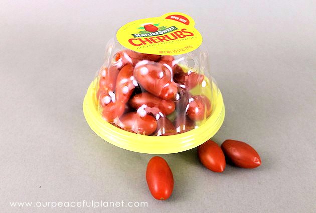 Check out this "Berry" Amazing and Easy DIY Room Decor Light made from a small plastic cherub tomato container. A brilliant upcycle project for all ages!