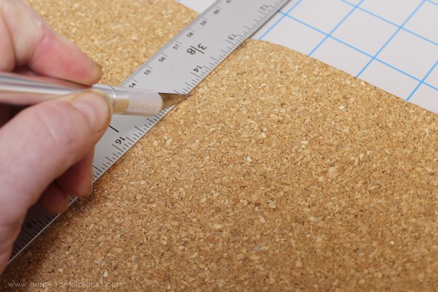 Learn how to make a custom DIY mouse pad in 10 minutes with cork, a bit of material & some spray adhesive. So easy & inexpensive you can make a whole set!