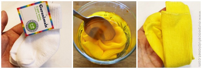 Baby Chicks From Socks Dyed
