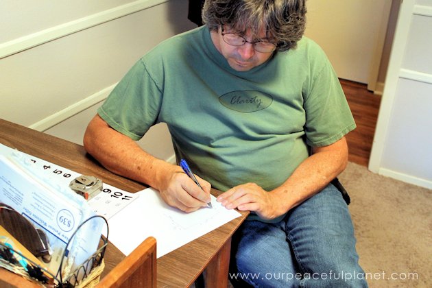 Build a large surface home office desk from inexpensive 3/4" MDF wood. Using items you might already have, no legs are needed. It's easier than you think!