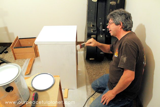 Build a large surface home office desk from inexpensive 3/4" MDF wood. Using items you might already have, no legs are needed. It's easier than you think!