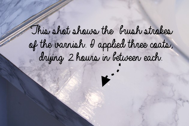 Transform your bathroom for only a few dollars with a contact paper countertop. You'll be amazed at how beautiful it looks & so will your family & guests!