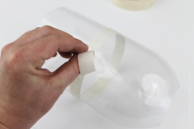 This attractive bag dispenser is from our Contemporary Kitchen Craft set. It's useful, easy to make and a great upcycle project made from a soda bottle.