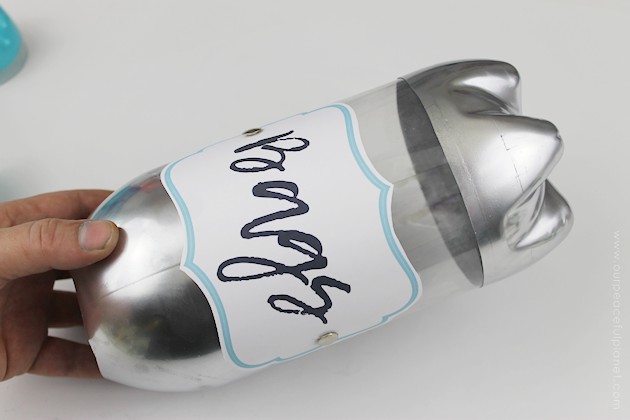 This attractive bag dispenser is from our Contemporary Kitchen Craft set. It's useful, easy to make and a great upcycle project made from a soda bottle.