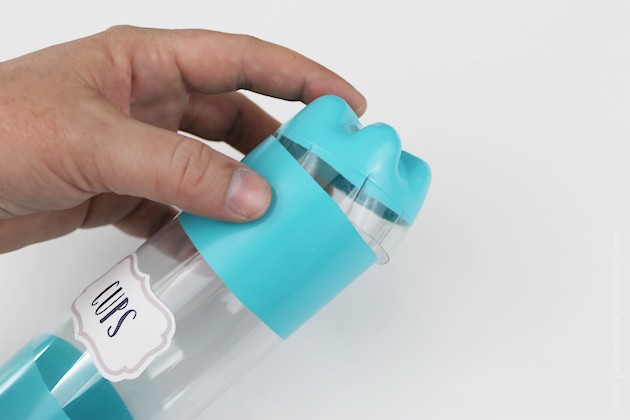 This cup dispenser is part of our matching Contemporary Kitchen Craft series. Hang it anywhere. It works and looks great! Best soda bottle upcycle ever!