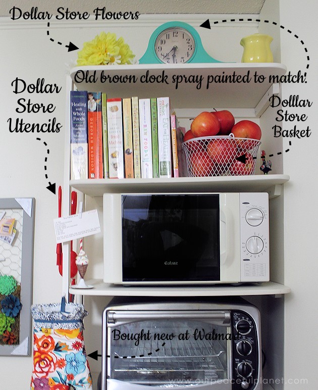 We've got some great kitchen decorating ideas, some that only cost a dollar or two and look beautiful! See if there's anything you can use for your own kitchen!