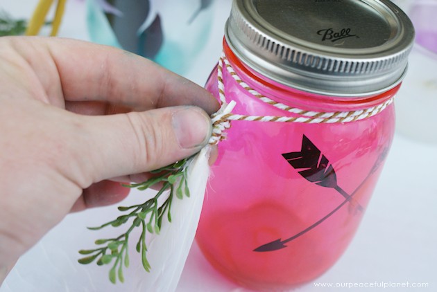 If you love Bohemian style, grab some mason jars and our free printables and make these colorful Boho lights for your home. They're perfect inside or out!