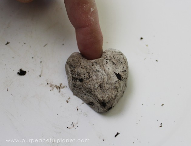 What better way to celebrate Earth Day than tossing around some of these heart shaped wildflower seed bombs. Easy and inexpensive. Show the earth some love! 