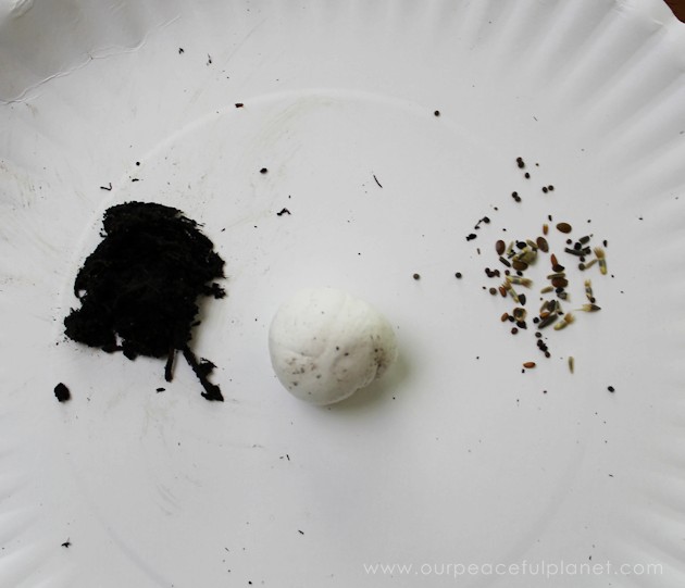 What better way to celebrate Earth Day than tossing around some of these heart shaped wildflower seed bombs. Easy and inexpensive. Show the earth some love! 