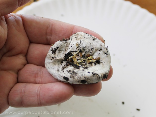 What better way to celebrate Earth Day than tossing around some of these heart shaped wildflower seed bombs. Easy and inexpensive. Show the earth some love! 