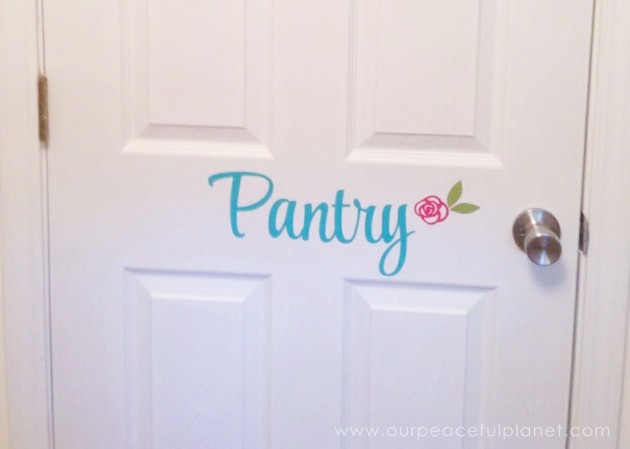 Add space and convenience to your small kitchen with this simple DIY pantry! It has floor to ceiling shelves, a door and it fits perfectly into a corner.
