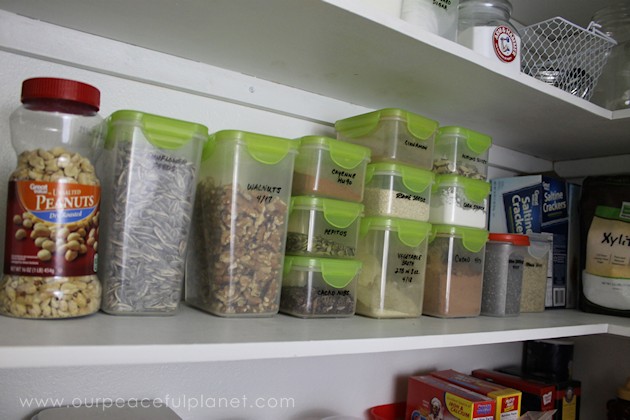 Add space and convenience to your small kitchen with this simple DIY pantry! It has floor to ceiling shelves, a door and it fits perfectly into a corner.