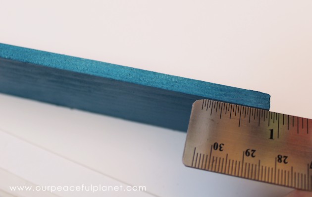 Make these small eye catching wood no soliciting signs that easily hang on windows or doors. A 1.5" wood slat and our free printables will get you started!