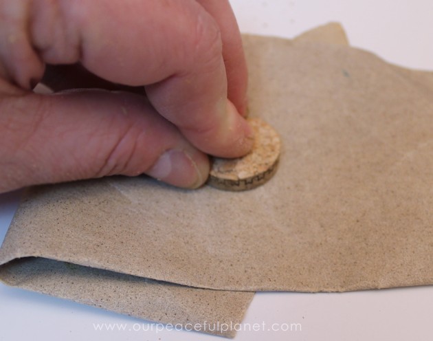 A beautiful little DIY necklace to give someone you love, made from a cork, our free printable and a hardware eyelet. So simple but so meaningful!