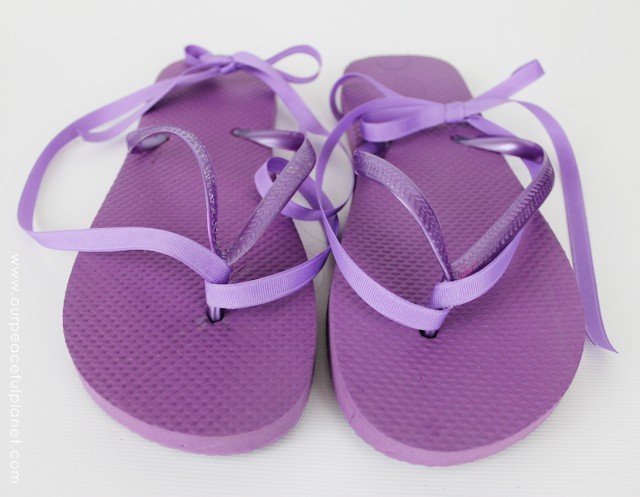Grab some Dollar Store Flip Flops and turn them into gorgeous unique footwear in a matter of minutes! These simple DIY Flip Flop ideas will inspire you to make a pair for every outfit! 