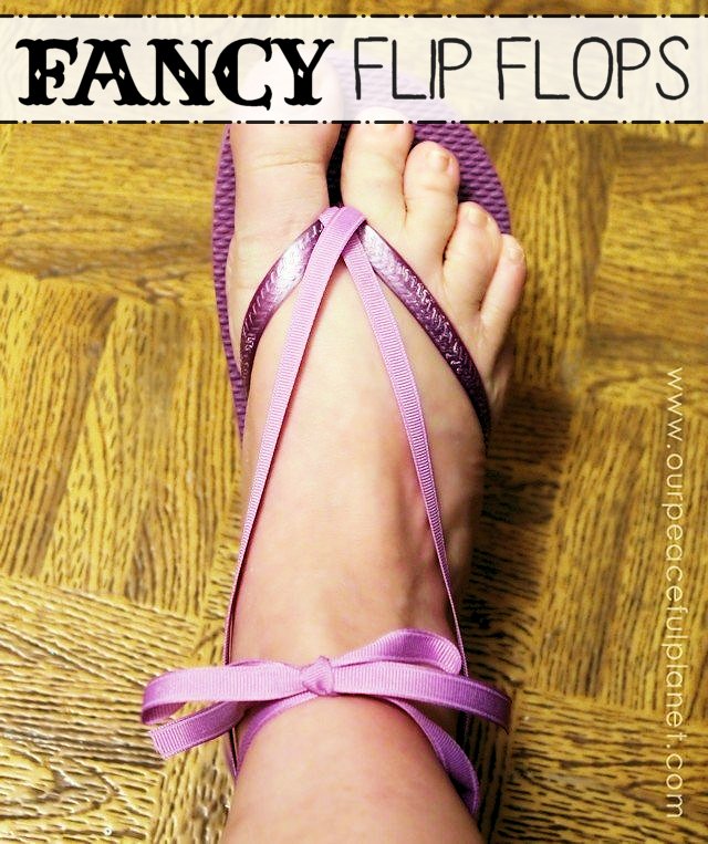 Grab some Dollar Store Flip Flops and turn them into gorgeous unique footwear in a matter of minutes! These simple DIY Flip Flop ideas will inspire you to make a pair for every outfit! 