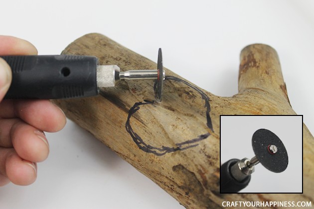 If you're looking for a unique gift idea for couples this darling carved sweetheart branch is perfect and inexpensive. You can make it with a couple of carving tools, which are cheap, and a marker. Or if you happen to own a rotary or Dremel tool and/or a wood burner, you can use those. We show both ways of making it.