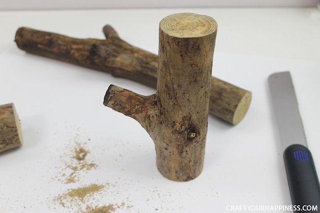 If you're looking for a unique gift idea for couples this darling carved sweetheart branch is perfect and inexpensive. You can make it with a couple of carving tools, which are cheap, and a marker. Or if you happen to own a rotary or Dremel tool and/or a wood burner, you can use those. We show both ways of making it.