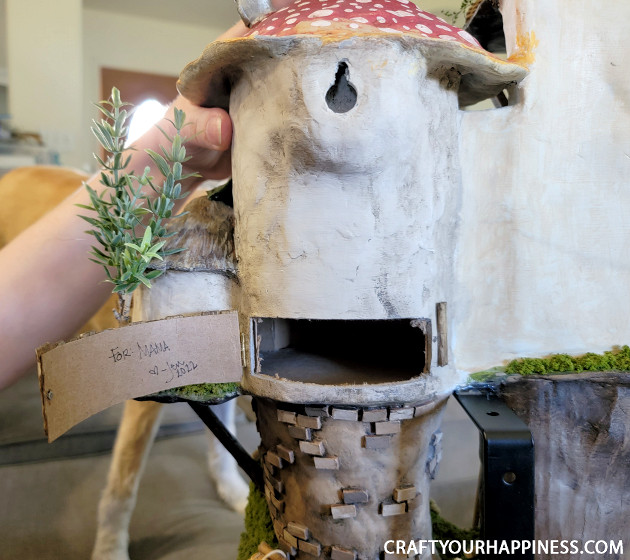 This hanging wall village sculpture is the FIRST in our new category "Get Inspired!" It's handmade from clay!