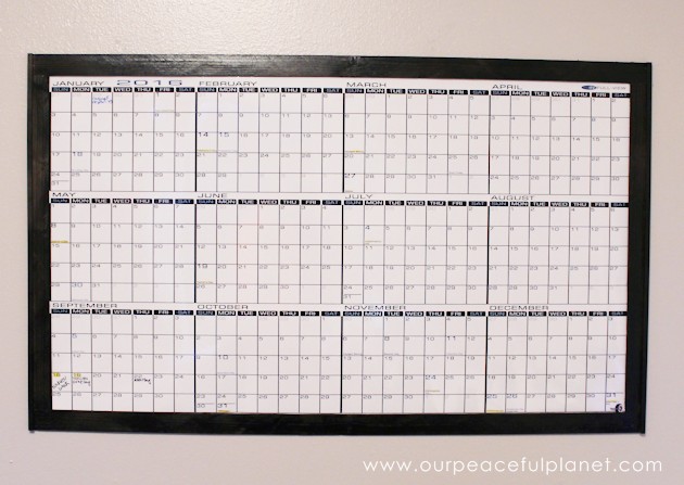 A whiteboard calendar can be a wonderful asset for a business or family scheduling. Learn how to make your own with time zone clocks above it!
