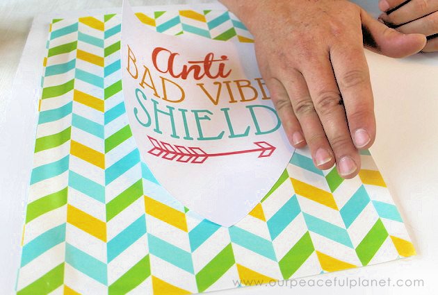 Surround yourself in good energy with our anti bad vibe shield! Hang anywhere to keep the negativity away! Multiple downloads for different color schemes.