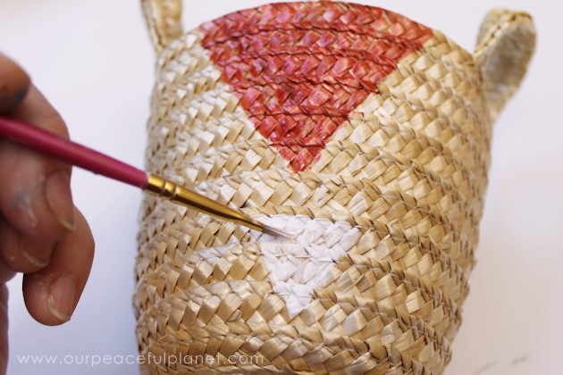 Remind family and visitors to keep negative thoughts outside your home with this beautiful poem and tribal burden basket that you hang on your front porch.