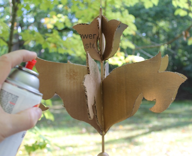 Add a little whimsy to any room with a cardboard chandelier! Grab our free pattern, some cardboard , a hot glue gun and paint. Add any bling you like! 