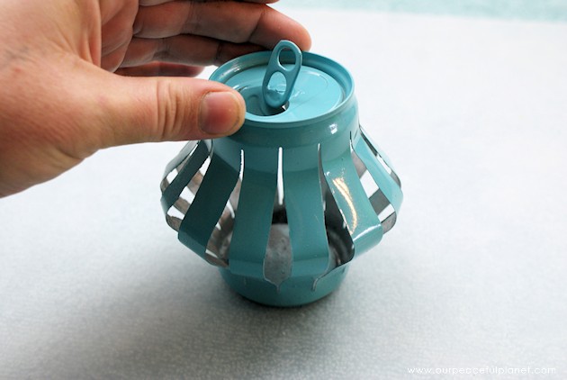 Learn how to make Chinese lanterns that you can string inside or outside your home for parties or events. They are wonderful upcycles made from soda cans!