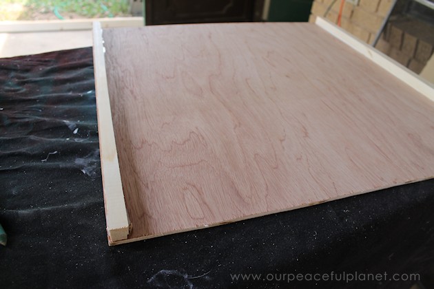 Can't find a large enough kitchen trash can to fit a space? You can make one on wheels to fit any spot! All you need are a few simple supplies and tools.