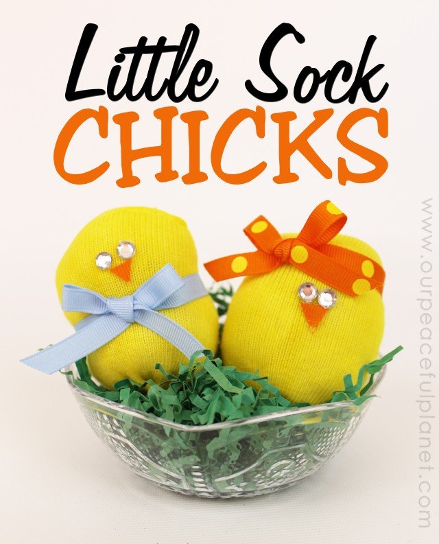 This little girl and boy chick are as cute as can be! Made from toddler socks, a little stuffing, and a couple extras, they will put a smile on anyone face, child and adult alike! You can also put a few drops of essential oil in them and make them drawer fresheners!