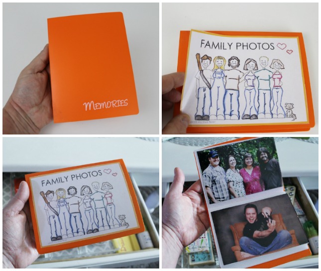 This toy box in a drawer is packed full of fun and creative activities for adults and older kids! We've got unique ideas galore plus free printable labels.
