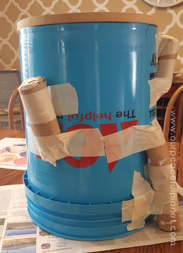 Add some whimsy to your home with this DIY tree stump stool. Remember using paper mache in grammar school? That's what creates the stump effect and it's easier than you think!