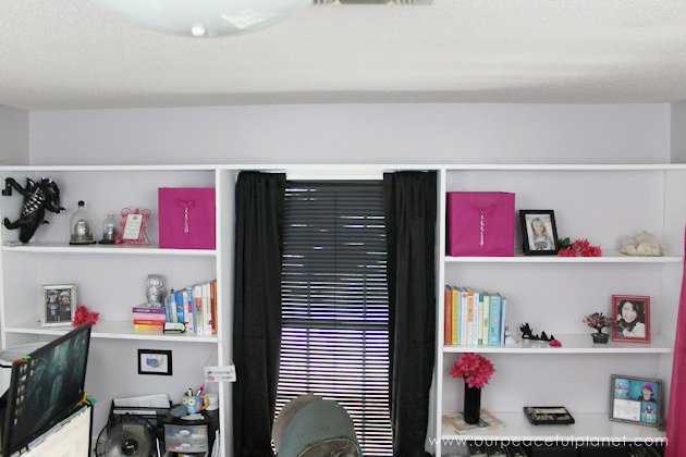 Grab the free printables and make these unique and inexpensive paper town shelf sitters! They will add a bit of whimsy to any room and only cost pennies.
