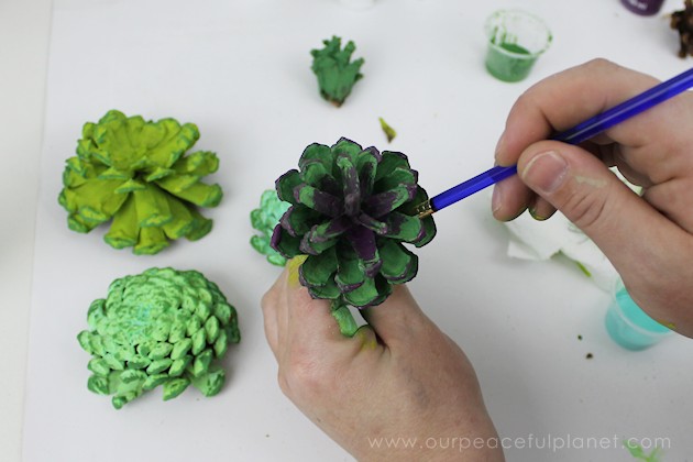  With this ultimate pinecone craft you can make a bowl of stunning succulents in a matter of minutes to add to your home decor. And they never need watered!