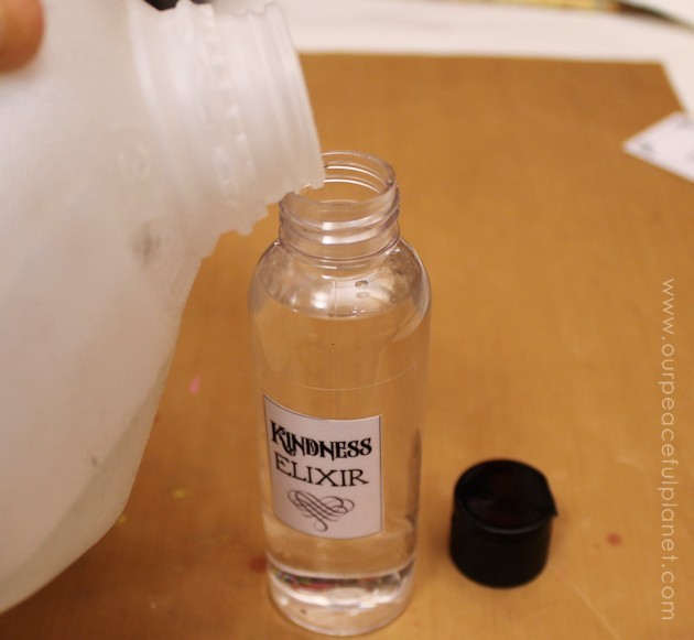 The power of imagination is undeniable. Make a Positive Potions Kit to inspire your kids. 25 free printable labels and instructions. (Fun for adults too!)