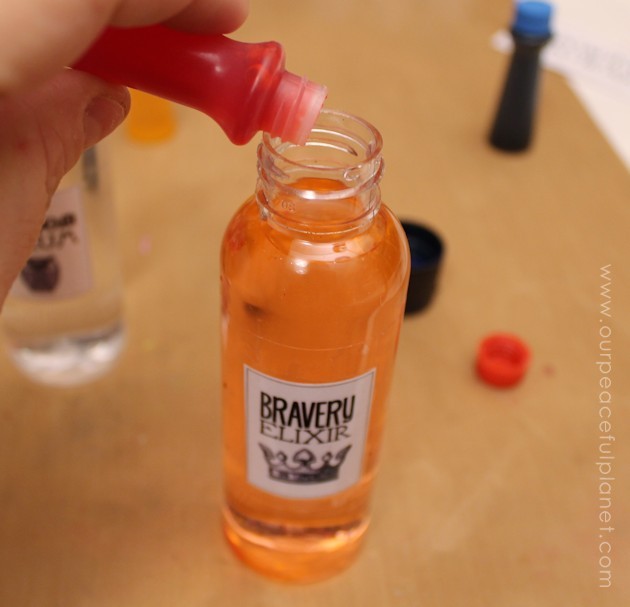 The power of imagination is undeniable. Make a Positive Potions Kit to inspire your kids. 25 free printable labels and instructions. (Fun for adults too!)