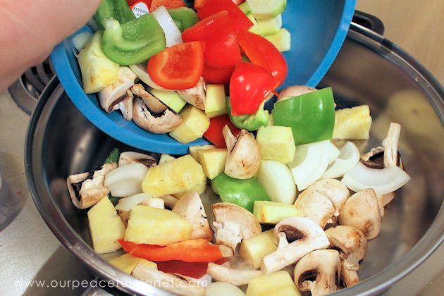 The best thing about this quick, yummy & healthy stir fry recipe is there's no measuring! Grab the veggies you like, some "special sauce" & your chopsticks!