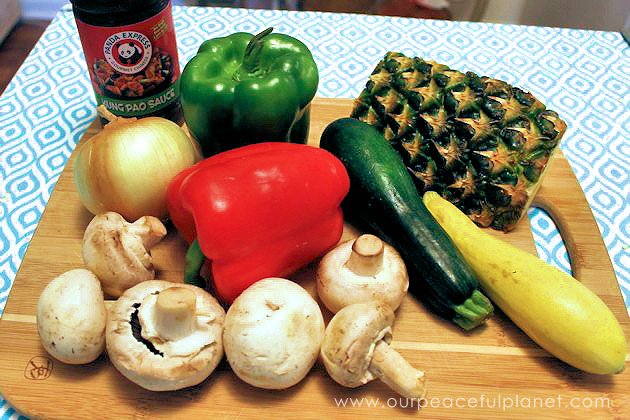 The best thing about this quick, yummy & healthy stir fry recipe is there's no measuring! Grab the veggies you like, some "special sauce" & your chopsticks!