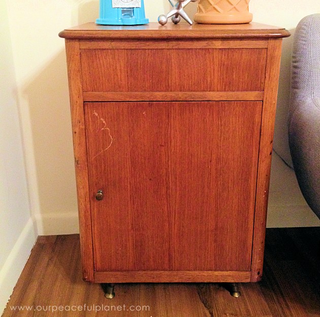 Refurbishing furniture can be as easy as giving it a new coat of paint. And when you pick bright contrasting colors you've got a gorgeous statement piece!