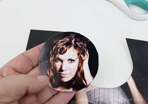 These retro coaster sets found in many thrift stores make a beautiful photo upcycling project with some paint glue and personal pictures!