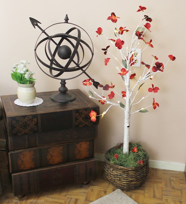 We made a simple room divider and turned a laundry room into a laundry slash home library that has a global feel and you won't believe how easy it was!
