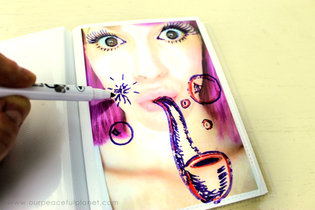 Make a Silly Selfie quiet book in 15 minutes using our FREE DOWNLOAD! An amazingly simple project guaranteed to provide hours of fun for kids of all ages!