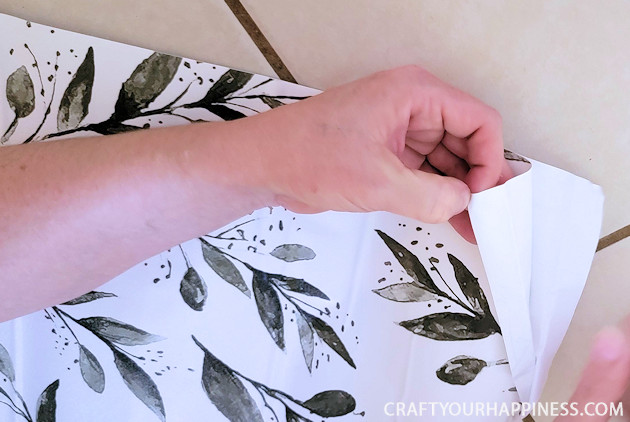 All you need is 3 things to make this lovely simple DIY wood door oval window cover for privacy and it's not only inexpensive it's removable!