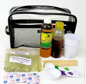 This natural skin glue not only closes wounds that would need stitches but it heals the skin itself so there is no scaring and it does so very quickly.