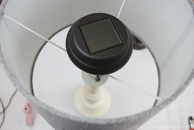 You can turn a candlestick or an old lamp into a solar lamp quick and easy by following these simple directions. It’s a great way to save energy!