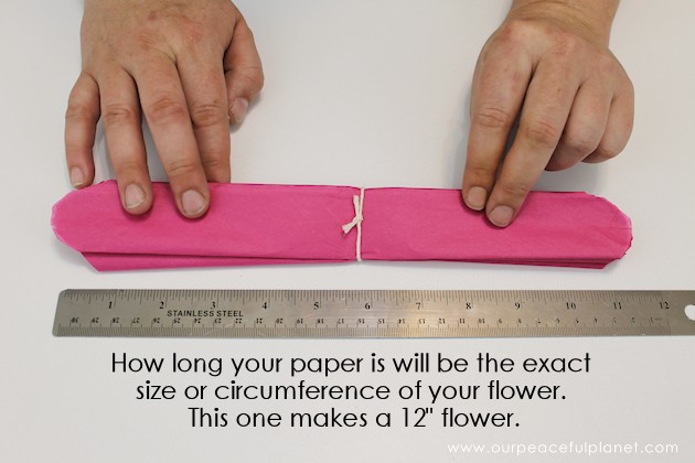 For simple & unique window treatment ideas you'll love our tissue paper flower window toppers. The gorgeous flowers cost pennies & take minutes to make.