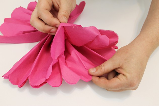 For simple & unique window treatment ideas you'll love our tissue paper flower window toppers. The gorgeous flowers cost pennies & take minutes to make.