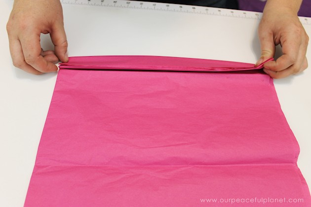 For simple & unique window treatment ideas you'll love our tissue paper flower window toppers. The gorgeous flowers cost pennies & take minutes to make.