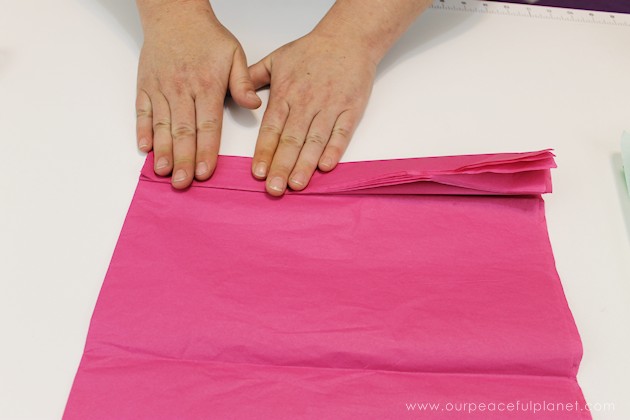 For simple & unique window treatment ideas you'll love our tissue paper flower window toppers. The gorgeous flowers cost pennies & take minutes to make.